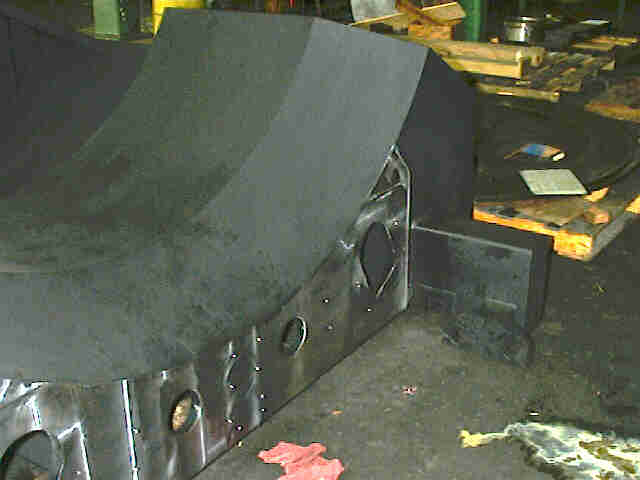 Cradle to hold DEIMOS as it turns